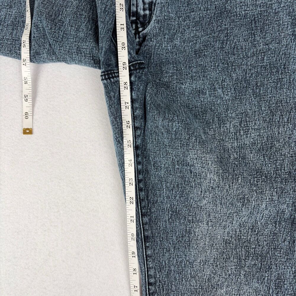 Diane Gilman High Rise Slim Straight Jeans Women's 18W Plus Blue Preppy Retro - Picture 5 of 8